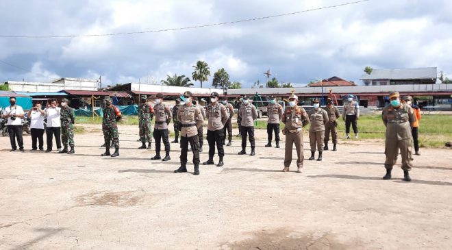 Polres Melawi Bersama TNI dan Pemda Melawi Gelar Apel Tim Unit Kerja