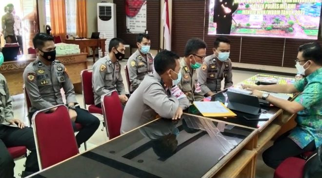 Penilaian dan Evaluasi Zona Integritas Satker Polres Melawi Oleh Tim Internal Mabes Polri