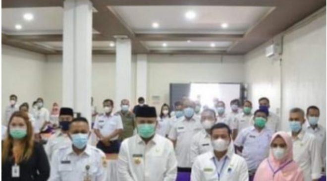 H.Dadi Sunarya Usfa Yursa Buka Acara Pelatihan dan Ujian Sertifikasi Pengadaan Barang dan Jasa Bagi ASN Dilingkungan Pemkab Melawi