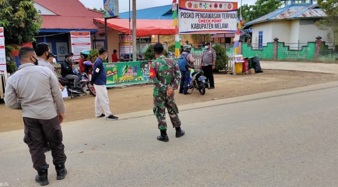 Pos Penyekatan dan Check Point Desa Batu Nanta di Perpanjang Sampai 24 Mei 2021