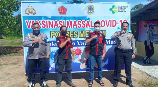 Sambut Hari Bhayangkara Ke-75, Polsek Nanga Pinoh Gelar Vaksinisasi