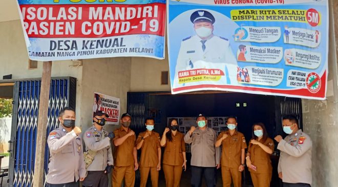 Monitoring PPKM Mikro Tingkat Desa, Kasat Binmas Polres Melawi Iptu Haryono : Agar Berjalan Optimal dan Masyarakat Terbantu