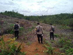 Cegah Karhutla Polsek Ella Hilir Gencar Lakukan Himbauan Ke Masyarakat