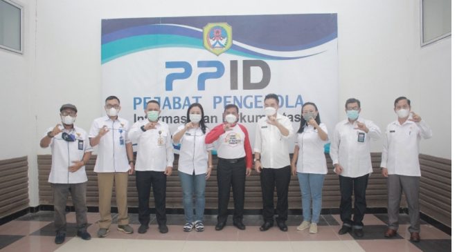 PPID Pemkab Melawi Terima Visitasi Dari Komisi Informasi Provinsi Kalbar