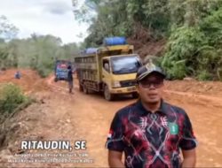 Anggota DPRD Provinsi Kalbar, Ritaudin Pembagunan Jalan Poros Tengah Kalimantan Segera Direalisasikan