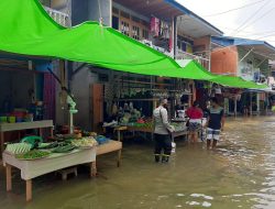Curah Hujan Yang Tinggi Sebagian Wilayah Kecamatan Sokan Terendam Banjir