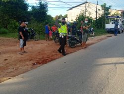 Laka Lantas Motor Vs Motor Di Jalan Provinsi Nanga Pinoh -Sintang Desa Sidomulyo Kembali Terjadi