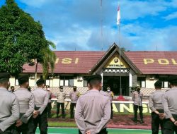 Lepas Personil BKO, Ini Pesan Kapolres Melawi Kepada Anggotanya