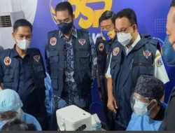 Prananda Surya Paloh Dampingi Gubernur Anies Tinjau PSP Bervaksin yang Digelar Partai NasDem
