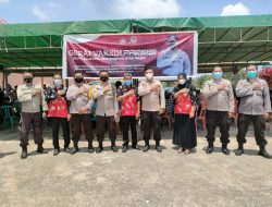 Polsek Belimbing Jajaran Polres Melawi Bekerjasama Dengan Dinkes Buka Gerai Vaksinasi Presisi di Desa Batu Nanta
