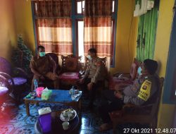 Jalin Silaturahmi dan Komunikasi Kapolsek Ella Hilir Sambangi Sejumlah  Kepala Desa