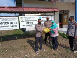 Bintara Polres Melawi Peduli Korban Bencana Banjir