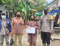 Polsek Kota Baru Awasi Penyaluran BLT-DD Di Desa- desa Di Wilayah Hukumnya