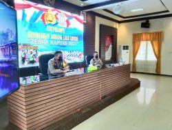 Kapolres Melawi Pimpin Lat Pra Ops Zebra Kapuas 2021