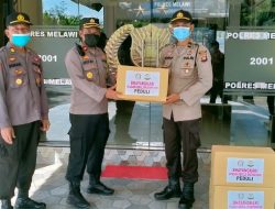 Peduli Personilnya Yang Terdampak Banjir, Polres Melawi Salurkan Bantuan Dari Polda Kalbar