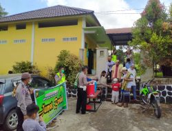 Satgas “Ops Zebra Kapuas 2021” Polres Melawi Melaksanakan Jum’at Berkah