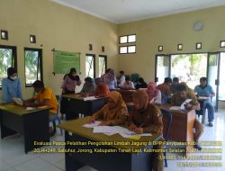 Jadi Tolak Ukur Keberhasilan Pelatihan, BBPP Binuang Evaluasi Pasca Pelatihan di Tanah Laut
