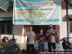 Ops Pekat II Kapuas 2021, Dua Pucuk Senjata Api Jenis Lantak Milik Warga Diserahkan ke Polsek Menukung