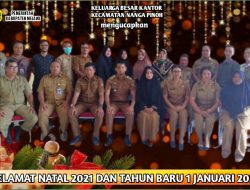 Keluarga Besar Kantor Camat Nanga Pinoh Mengucapkan Selamat Natal 2021 dan Tahun Baru 2022