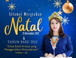 Yessy Melania, S.E Mengucapkan Selamat Hari Natal dan Tahun Baru 2022