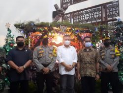 Forkopimda Melawi Tinjau Langsung Pengamanan Misa Malam Natal 2021