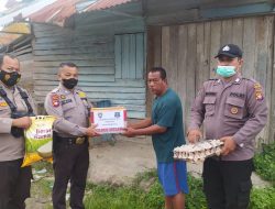Peringati HUT Satpam Ke-41, Satbinmas Polres Melawi dan Satpam Gelar Baksos Berikan Tali Asih
