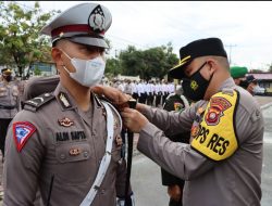 Kapolres Sintang Pimpin Apel Gelar Pasukan Ops Lilin Kapuas 2021