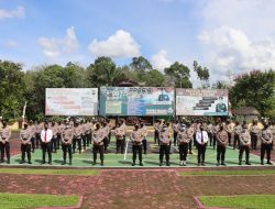 41 Personel Polres Melawi Naik Pangkat Periode 1 Januari 2022, Ini Harapan Kapolres