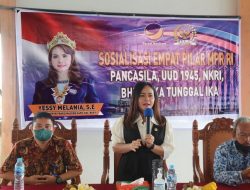 Yessy Melania Gelar Sosialisasi Empat Pilar MPR RI di STKIP Melawi