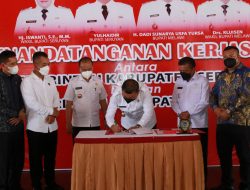 Pembangunan: Melawi dan Seruyan Tandatangani MoU Untuk 1 Tahun