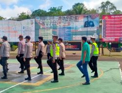 Personel Regu On Call Polres Melawi Gelar Latihan PBB