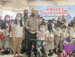 Dir Lantas Polda Kalbar Tinjau Langsung Serbu Vaksinasi Dua Sekolah di Nanga Pinoh