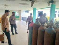 Polres Melawi Cek Ketersediaan Tabung Oksigen di RSUD
