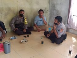 Bhabinkamtibmas Polsek  Belimbing Door to Door,  Ajak Masyarakat Untuk di Vaksin