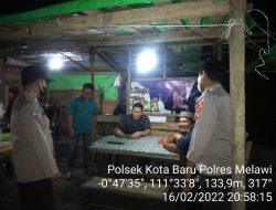 KRYD Terus Digencarkan Polsek Kota Baru, Jaga Prokes Masyarakat dan Harkamtibmas