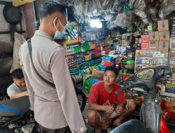 Bhabinkamtibmas Polsek Sokan Gelar DDS, Berikan Imbauan Kamtibmas dan Prokes Ke Masyarakat