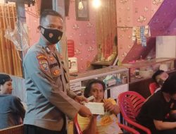 Polsek Menukung Gelar KRYD, Iptu Tri Jumadi: Jangan Lengah Tetap Prokes Karena Covid-19 Masih Ada