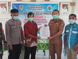 Sebanyak 79 KPM BLT-DD Sungai Sampak TA 2022 Ditetapkan, Personel Polsek Menukung Ingatkan Bijak Dalam Pengelolaan Anggaran