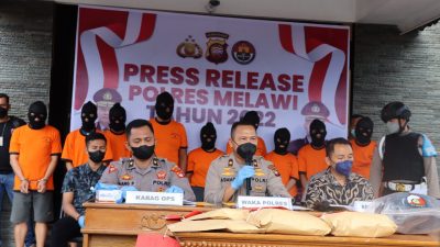 Polres Melawi Ungkap Capaian Kasus Selama Januari Hingga Februari 2022