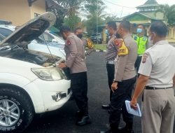 Tim Monev dan Asistensi Polda Kalbar Kunjungi Polres Melawi, 2 Personel Dapat Penghargaan Dari Aslog Kapolri