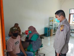 Puskesmas dan Polsek Menukung Kembali Gelar Vaksinasi Lanjutan