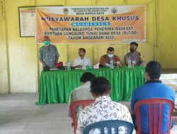 Penetapan KPM BLT-DD Nanga Raya, Brigadir Nashario: Jangan Main-Main Dengan DD