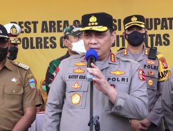 Tinjau Pos Pam, Polri Paparkan Upaya Wujudkan Mudik Aman dan Sehat
