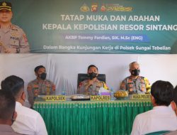 AKBP Tommy Ferdian  Lakukan Kunker  Ke Polsek Jajaran