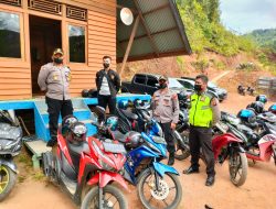 Polres Melawi Gelar Monitoring dan Pengamanan di Sejumlah Obyek Wisata