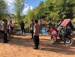 Cek Pengamanan Objek Wisata, Kapolres Melawi AKBP Sigit : Kami Pastikan Prokes Berjalan dan Kamseltibcarlantas Terjamin