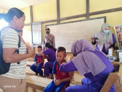 Sebanyak 213 Pelajar di Desa Tanjung Sokan Terima Vaksinasi