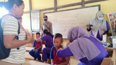 Sebanyak 213 Pelajar di Desa Tanjung Sokan Terima Vaksinasi