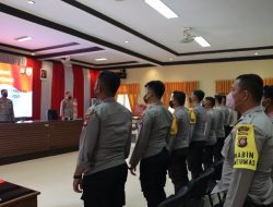 Perkuat Nilai-Nilai Kebangsaan, Polres Melawi Gelar Pembinaan dan Pelatihan
