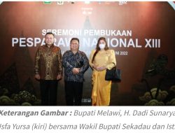Bupati Melawi H. Dadi Sunarya Hadiri Pembukaan Pesparawi XIII di Yogyakarta
